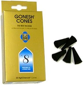 #8 Spring Mist - Gonesh Incense Cones - Pack of 25