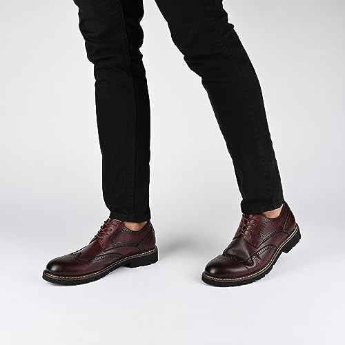 Image of Vance Mens Campbell Tru Comfort Foam Wingtip Lace-up Derby