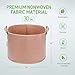 VIVOSUN 5-Pack 30 Gallons Grow Bags Heavy Duty Thickened Nonwoven Fabric Pots with Strap Handles Tan
