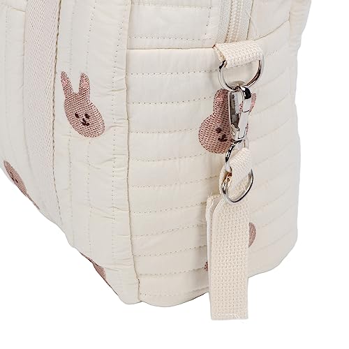 Focket Organizzatore per Passeggino,Borsa Universale per Pannolini per Bambini di Grande Spazio con Cerniera,Borsa per Mamma Ricamata per Pannolino,Telefono,Borsa Coniglio (Focket3276xgqzvh-13)