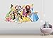 Vinilo decorativo adhesivo infantil de pared Princesas Disney colores para dormitorio habitación sala juegos – Varias medidas – Autoadhesivo de fácil colocación – Habitación infantil (60, 35)