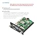 UCTRONICS PCIe to M.2 Adapter for Raspberry Pi 5, Supports M.2 NVMe (M-Key) Drives in 2230/2242/2280 Sizes, PCIe Gen2/Gen3 Compatible