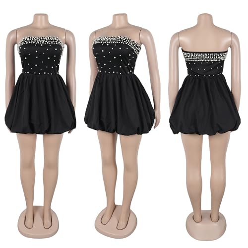 Nagfar Women Rhinestone Sexy Mini Dress Brithday Party Cocktail Club New Years Eve Out Glittery Clothes4