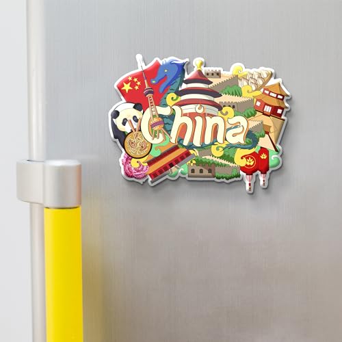 China Country Theme Souvenir Wooden Fridge Magnet for Refrigerator - China Printed Stylish Magnet for Fridge Decoration