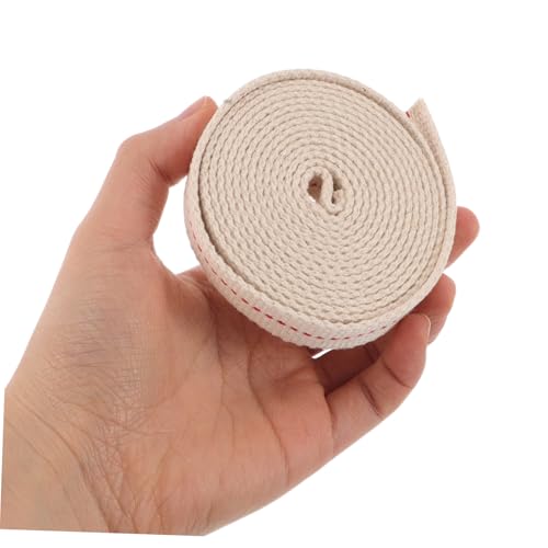 YARNOW 2rolls Kerosene Lamp Wick Replacement Cotton Flat Wicks for Outdoor Camping Lanterns Easy to Cut for Oil Lamps Meters Per Pack4