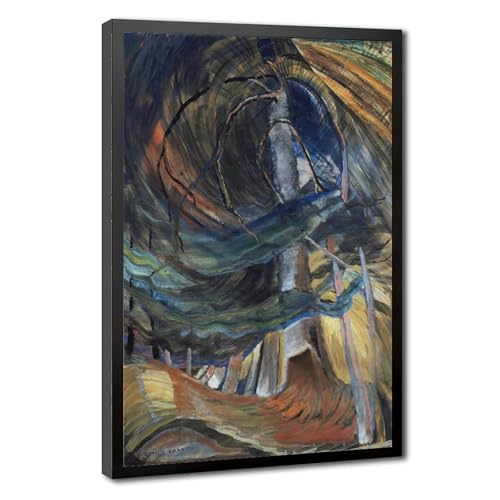 Impression sur toile de l'arbre en spirale Emily Carr pour habiller un mur de bureau vide