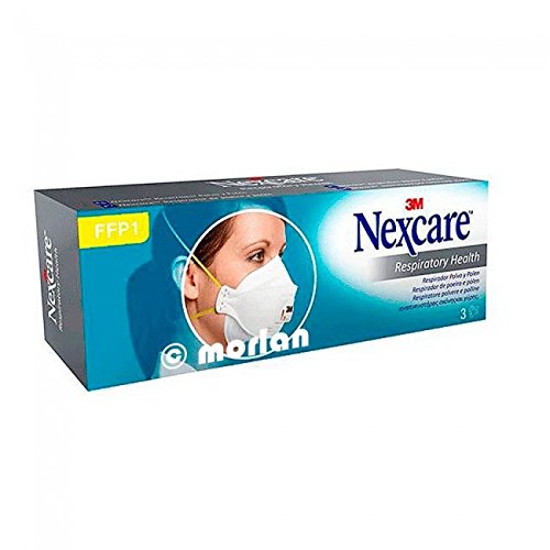 3M – Mascarilla 3M Polen-Polvo, paquete de 3 unidades