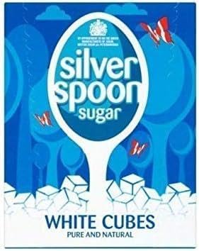 Silver Spoon White Sugar Cubes 500g (Pack of 2) Classic Sugar Cubes for Tea & Coffee | Neat Mess-Free Sweetening | Ideal for Home Office & Hospitality