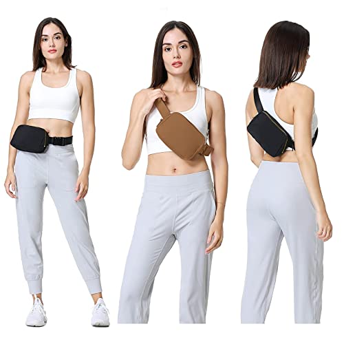 Image of VOROLO Fanny Pack For Women And Men Crossbody Bag Belt Bag Brown