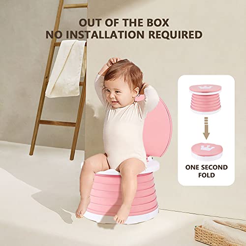 Sunnysmile B-300 Portable, Foldable Potty Seat For Toddler, Training Toilet Seat Emergency Toilet thumb #1