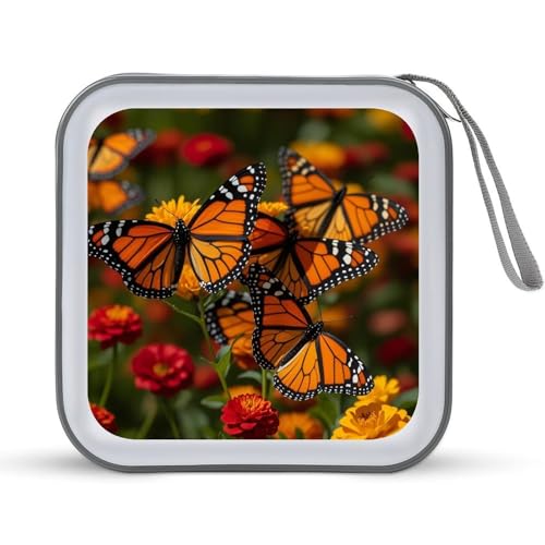 Funda para CD portátil de plástico duro tipo carpeta de almacenamiento 2