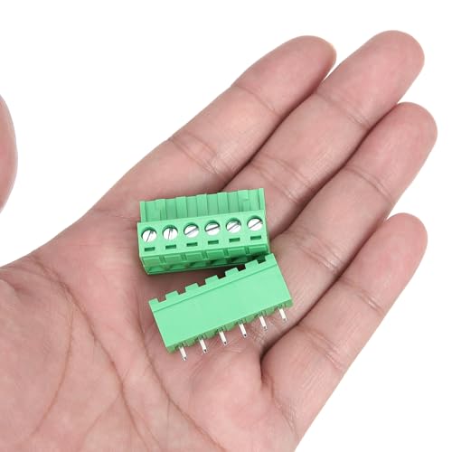 Conectores de bloque de terminales para PCB de 5 pines y paso de 5,08mm 3
