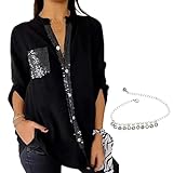 Photo Gallery cotton v-neck sequin mid-sleeve casual top,glitter sequin tee shirt top,women button up plus size pocket short sleeve Photo Gallery cotton v-neck sequin mid-sleeve casual top,glitter sequin tee shirt top,women button up plus size pocket short sleeve