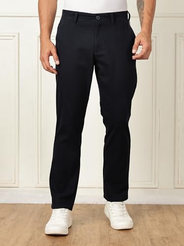 Image of Thomas Scott Men's | Solid | Regular Fit | Premiun Cotton | 4 Pocket | Formal wear Trouser | Casual Chino | Pants for Men