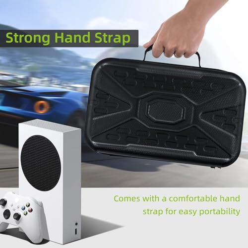 Image of NexiGo Hard Carrying Case for X-Box Series S, Travel Case Storage Bag Compatible for X-Box Series S Console Wireless Controller & Gaming Accessories - Black