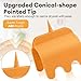 6 Pack Drywall Outlet Marker - Protects Wires During Sheetrock Installation - Drywall Tools for Electrical Outlet Marking - Electrical Box Locator Orange