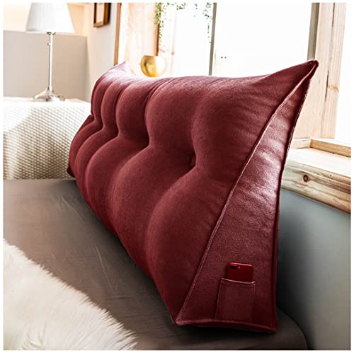 Coussin de repos au lit triangulaire pour soulager le mal de dos et les lombaires