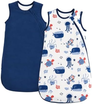 JiAmy Baby Schlafsack Baumwoll Babyschlafsack für 0-24 Monate