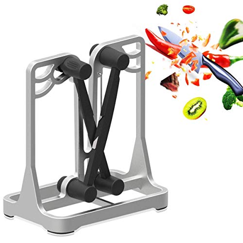 Preisvergleich Produktbild Küche Messerschärfer Manueller Messerschärfer von tripsky, Messerschärfer schärft,, & Poliert Wellenschliff, abgeschrägte ein, Standard Klingen