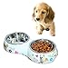 Hundenapf Hunde Pot Cat Bowl Cat Food Bowl Teddy Hund Doppel Bowl Cat Kleine und mittlere Hunde Automatische Waterer Pet Supplies, Größe: S, 26 * 13,5 * 4,5 cm Huangchuxin