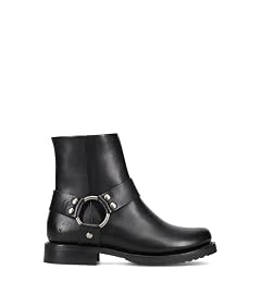 Frye Veronica Harness Short 6 Booties for Women - Leather Upper with Luxurious Leather Lining Inside Zipper Snap