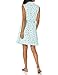 Amazon Essentials Damen Ärmelloses gewebtes Hemdkleid mit lockerer Passform, Aquablau Mohnblume, M