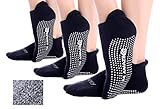 Live Happy Be Healthy Non-Slip Socks Yoga Barre Pilates Hospital Maternity Sock w/Grips for Women Me