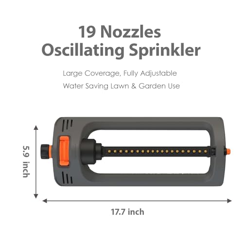 BIGWAVE Turbo Oscillating Water Sprinkler