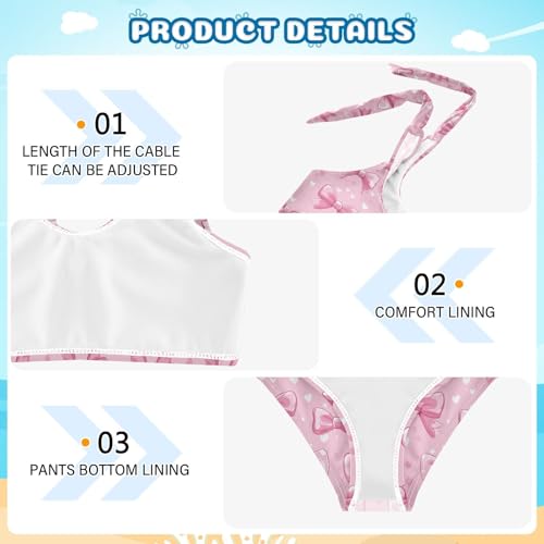 Image of Boccsty Summer Girls Swimsuits Kids Bikini Sets 2 Pcs Bathing Suit for 3T-12T