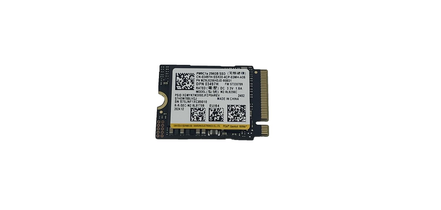 Oemgenuine OEM Samsun 256GB M.2 PCI-e NVME SSD GEN 4X4 Internal Solid State Drive 30mm 2230 Form Factor M Key Steam Deck