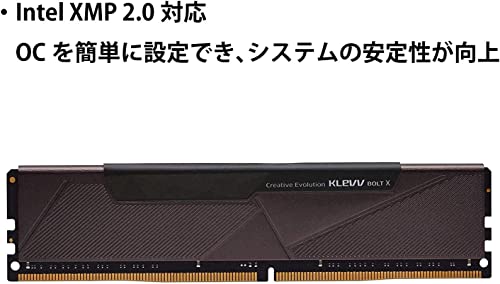 KLEVV Bolt X 32GB Kit (16GB x2) 3200 MHz Arbeitsspeicher DDR4-RAM XMP 2.0 Non-RGB High Performance – Bild 4