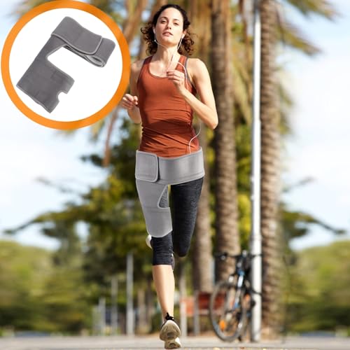 Faja protectora ajustable para cadera y ingle gris miniatura 7