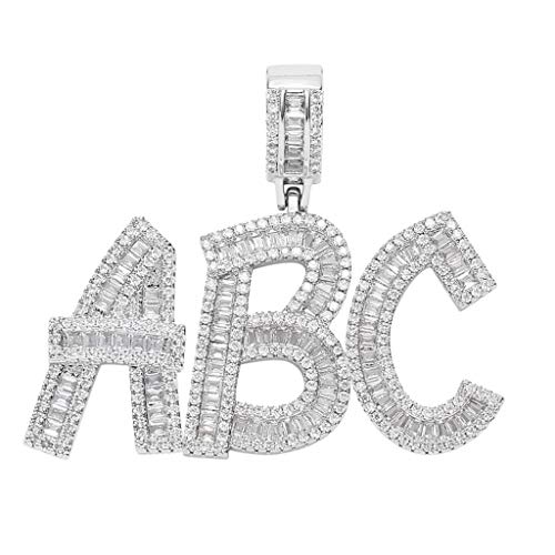 Kiko-ershaa Chaîne de Pendentif Glacé Personnalisé Collier de Diamants de Zircon cubique Hip Hop personnalisé pour Hommes Femmes Cover