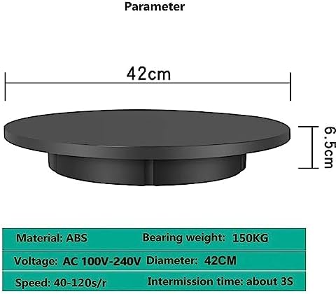 Merchandise Display Base, 360 Degree Electric Rotating Turntable for Photography, 330LB/220LB Capacity. Automatic Revolving Platform Perfect Photography Turntable