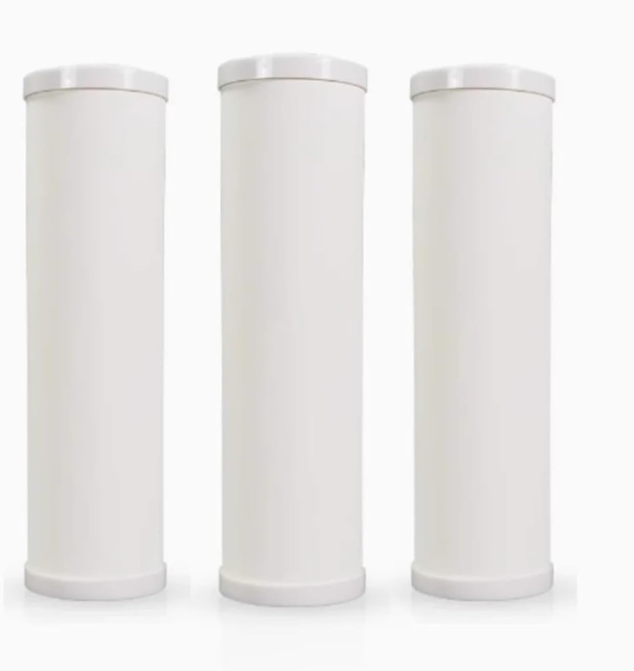 Household Water Purifier 10-inch Direct Drinker Filter Element Can Be Repeatedly Scrubbed Diatomaceous Earth Ceramic Core(White)