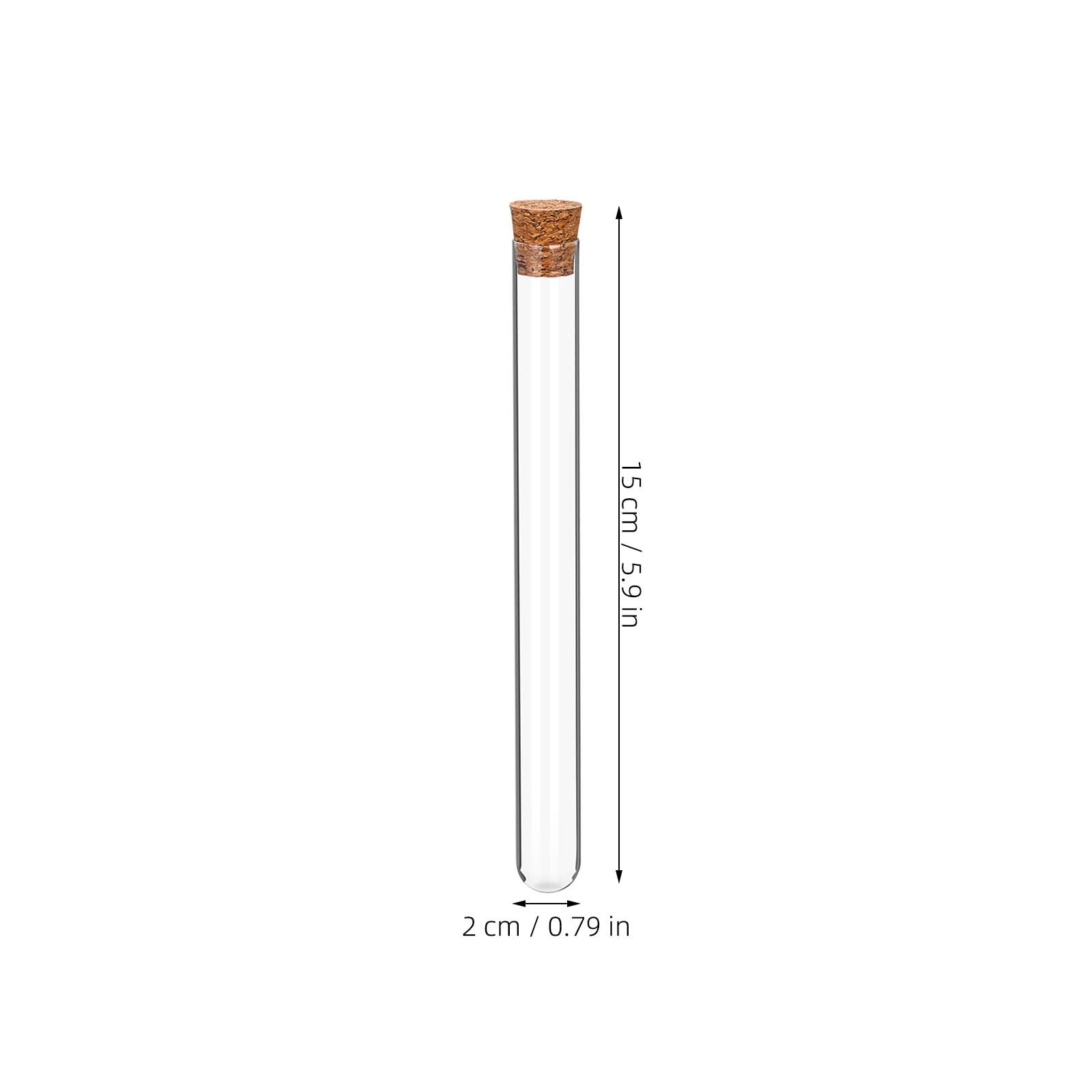 55 szt. szklanych probówek z korkami, 30 ml, 20 x 150 mm
