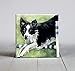Border Collie Agility Dog Art Decorative Tile (4.25 X 4.25)