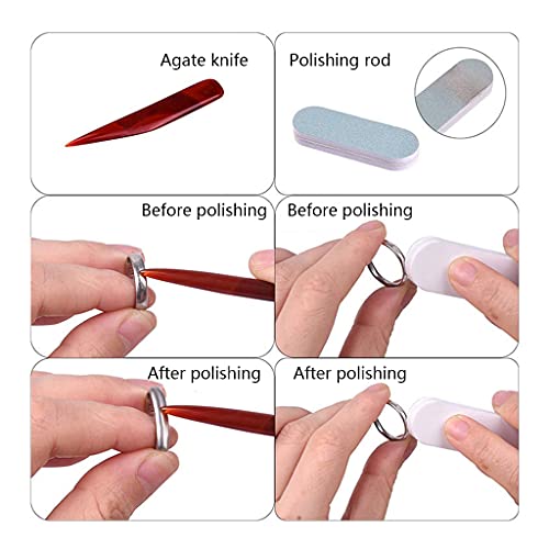 ✪ Ring Size Measurement Tool Set Ring Measurement And Finger Size Mandrel With Polishing Cloth For Jewelry Measurement #TOP3