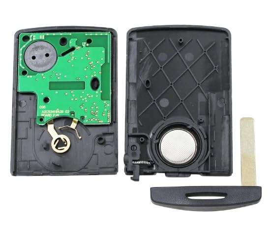Clé carte Renault Laguna 3 et Mégane 3 vierge complète à programmer avec lame incluse - 3