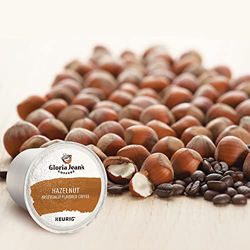Gloria Jean's Coffees Hazelnut, Single Serve Coffee K-Cup Pod, Flavored Coffee, 72