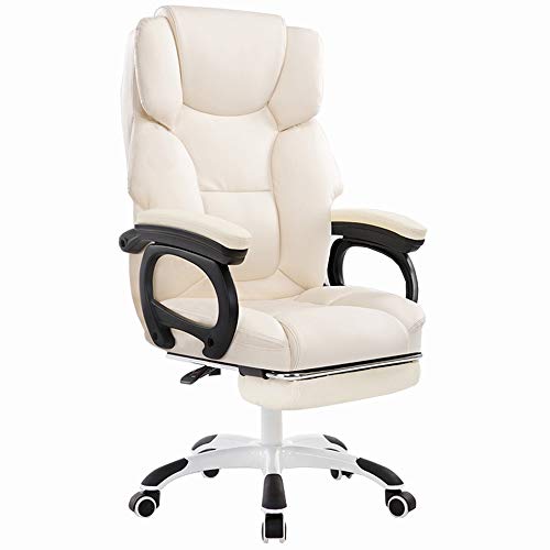 Chaise de bureau de jeu ergonomique FANDIAO avec repose-pieds inclinable et hauteur réglable