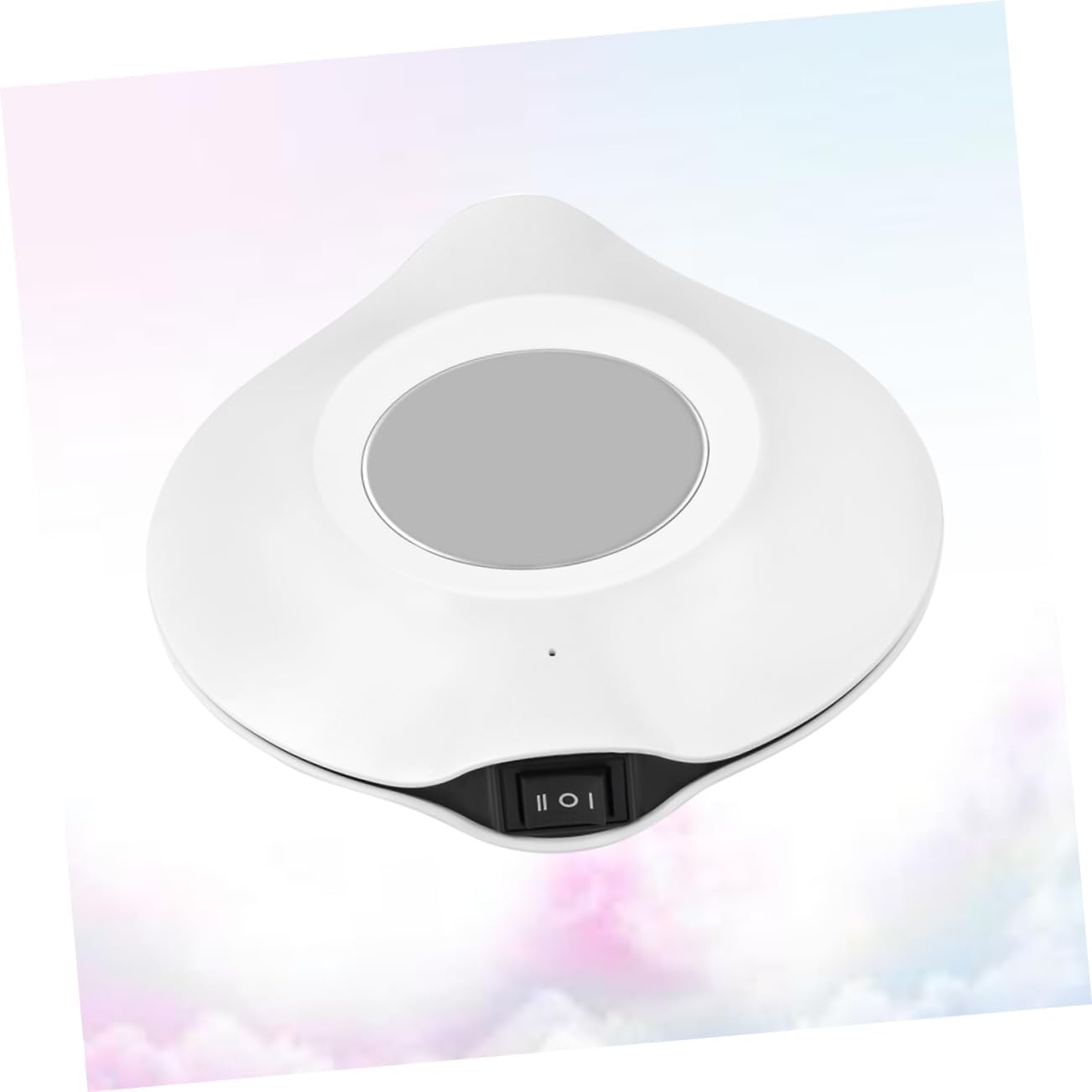 MAGICLULU USB Powered Mini Refrigerator Portable Cooler and Warmer for Office Home and Travel Compact Storage Mat White Easy to Use for Snacks and Beverages