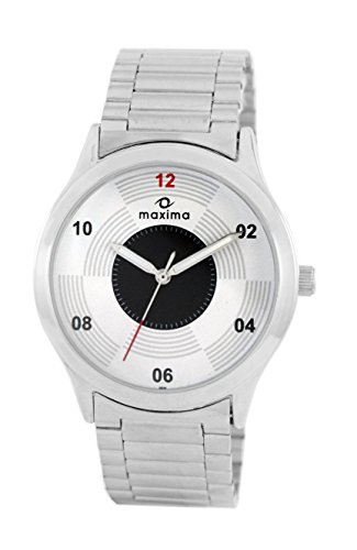 Maxima Analog White Dial Men's Watch - 36594CMGI Maxima Analog White Dial Men's Watch - 36594CMGI