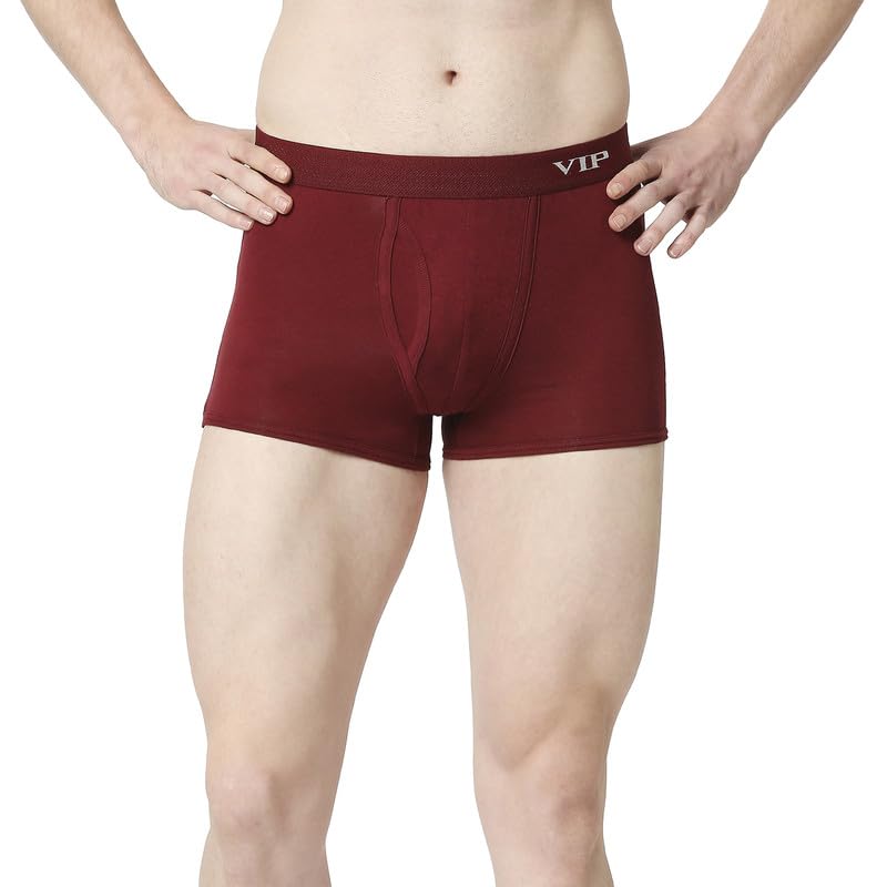 Image of VIP Men's Sensory Cotton Modal Super Soft Trunks With No Marks Elasticized Waistband And Moisture Wicking Properties