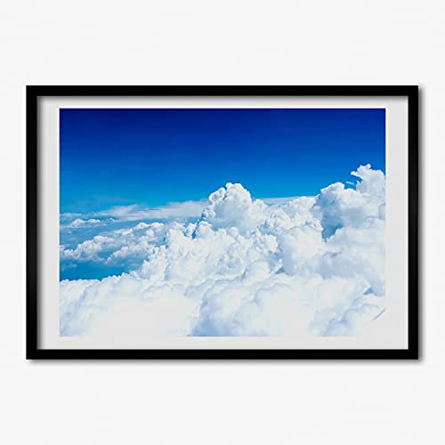 Tableau cadre en bois 70x50 cm Tulup pour créer une ambiance apaisante dans votre salon