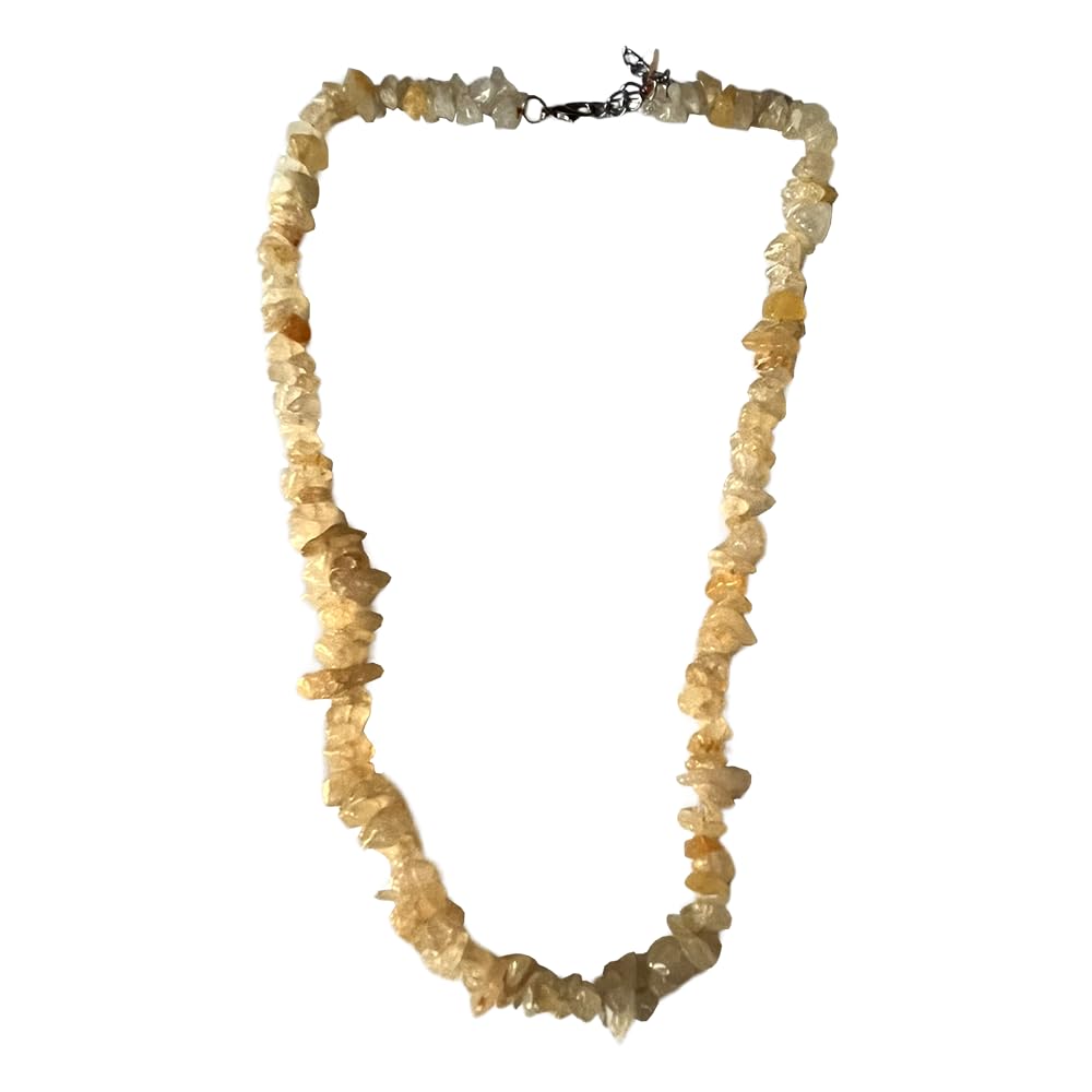 VIE Gemstone Chips Necklace, Yellow Aventurine