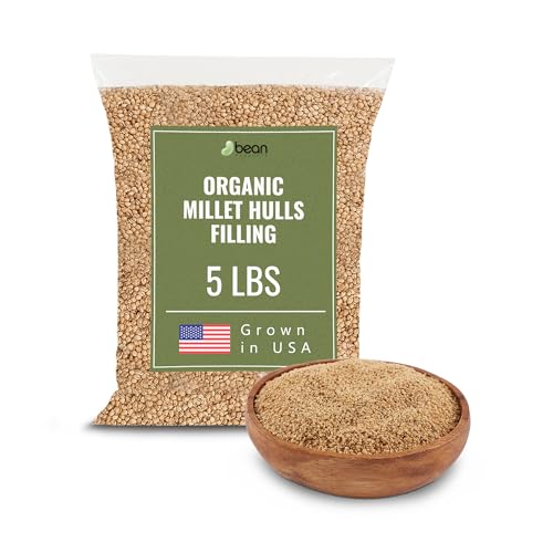 Organic Millet Hulls Filling - Natural and Eco-Friendly Refill for Pillows