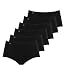 Produktbild Sloggi Damen Slips 24/7 Cotton Midi Slip 8301QG65 6er Pack, Farbe:Schwarz, Wäschegröße:40, Artikel:-0004/04 Black