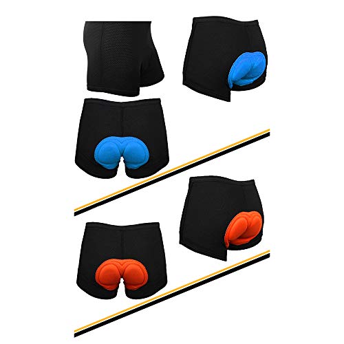 Shorts de ciclismo, Andoer Shorts de ciclismo masculino acolchoados de BTT para bicicleta e de bicic