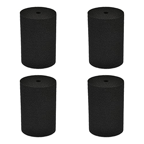 uxcell Cup Turner Foam, Flexible Insert Tumbler Turner Foam Black 75x72x120mm for 3/4 Inch PVC Pipe Tumbler 10oz-40oz 4 Pcs